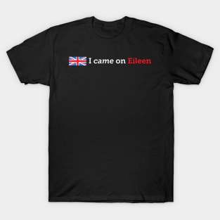 I Came On Eileen Funny 80s Music T-Design T-Shirt